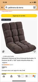 Poltrone da terra regolabili