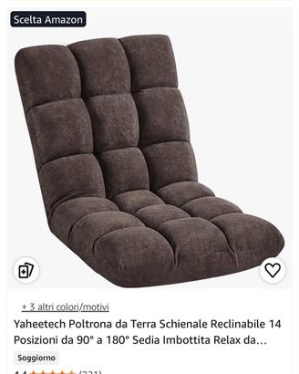Poltrone da terra regolabili