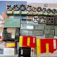 Maschi e femmine per filettare di varie dimensioni