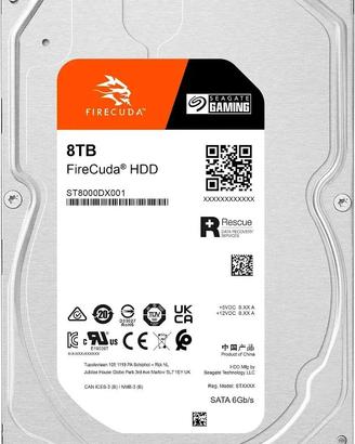 SEAGATE FIRECUDA  HDD 8TB [NUOVO SIGILLATO]