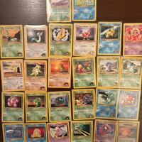 Lotto misto di 50 vecchie carte Pokémon