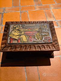 bauletto un legno anni 60