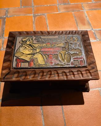 bauletto un legno anni 60