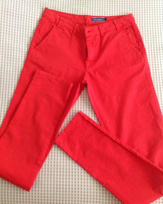 Pantaloni Jeckerson rossi ragazzo Tg. 29