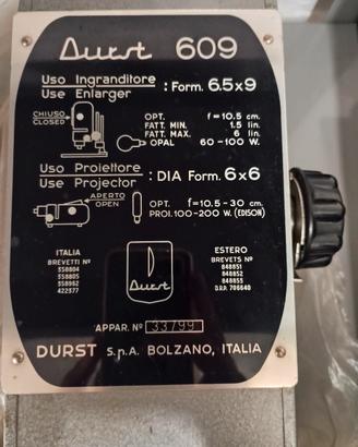 ingranditore durst 609