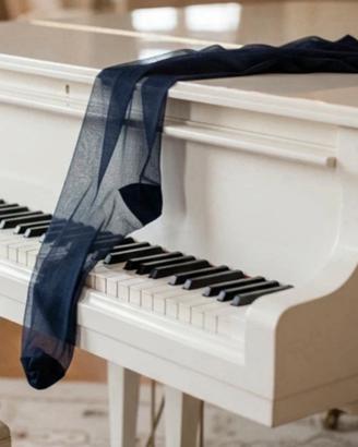 Lotto 10 paia calze reggicalze vintage blu SMALL