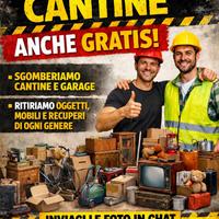 Svuota cantine e garage – Sgomberi anche gratis