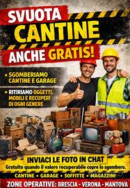 Svuota cantine e garage – Sgomberi anche gratis