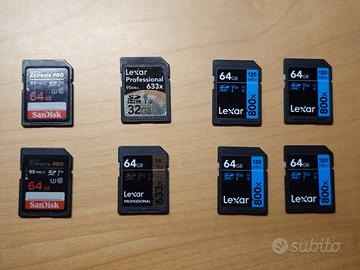 Assortimento scheda SD UHS-I