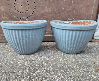 coppia vasi da appendere