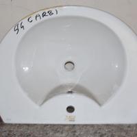 Lavandino lavabo in ceramica bianco