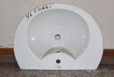Lavandino lavabo in ceramica bianco