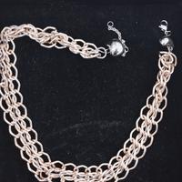 collane acciaio e argento in blocco accetto bici