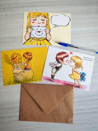 Biglietti d'auguri/ Cartoline d'amore/ Letterine