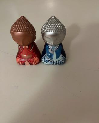 Coppia statuine Buddha