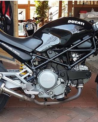 Short Titanium Black Basso Ducati Monster