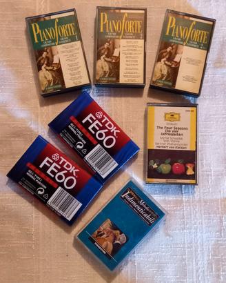7 Musicassette Classica + Vergini Sigillate TDK