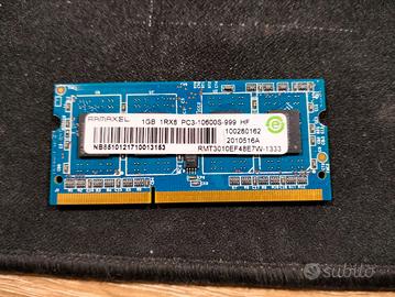 RAM 1GB DDR3 1333 MHz RAMAXEL PC3-10600S