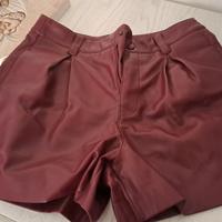 Shorts pelle