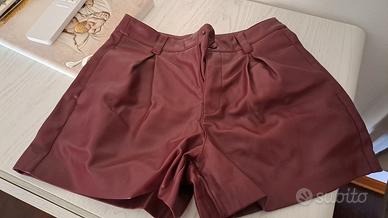 Shorts pelle
