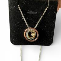 Collana Kami Idea - 3 ciondoli circolari e zircone