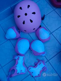 Casco e protezioni per bici o skateboard