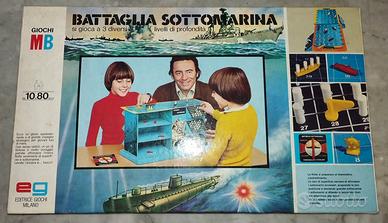 BATTAGLIA SOTTOMARINA MB GIOCHI ANNI'70