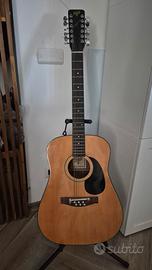 chitarra acustica 12 corde perfetta  come nuova