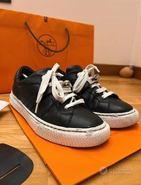 Sneakers Hermes mod Day taglia 37, veste abbon