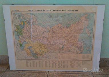 GRANDE MAPPA EX URSS ANNI 70/80