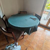 Tavolo da pranzo tondo, allungabile