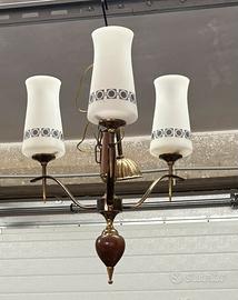 Lampadario vintage, anni 60/70