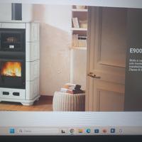 Stufa a legna con forno