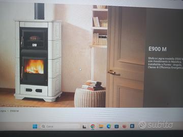 Stufa a legna con forno