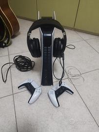 ps5+2 controller+cavi+cuffie
