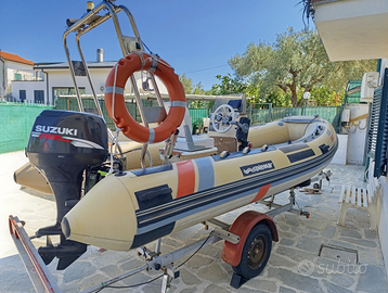 Gommone solemar motore Suzuki df40