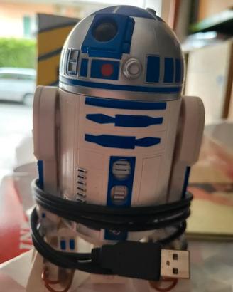 Hub 4 Porte USB R2-D2 Star Wars Vintage - Luci, Su
