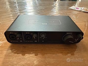Motu M4 scheda audio per registrazione/podcast