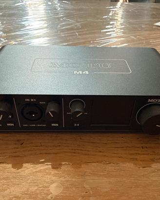 Motu M4 scheda audio per registrazione/podcast