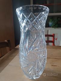 vaso cristallo Boemia
