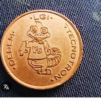 Moneta anni 70/80 giostre cavalli