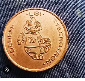 Moneta anni 70/80 giostre cavalli