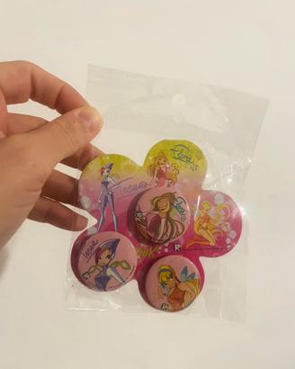 Winx Club Vintage Pins Badges Scellé Sealed Nuovo