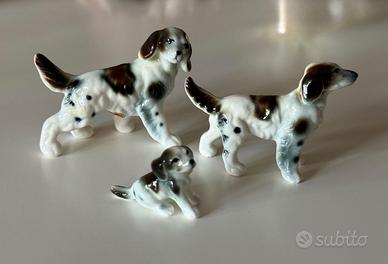 Statuine cani porcellana Vintage Bone China Japan