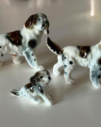 Statuine cani porcellana Vintage Bone China Japan