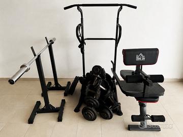 Blocco attrezzi palestra