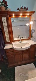 Mobile Bagno + 2 vetrinette in arte povera