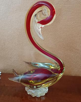 Cigno in vetro di murano...anni 60 
