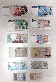 Lotto Misto Banconote Lire Italiane