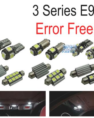 KIT 18 LAMPADE LED INTERNE BMW SERIE 3 E93 CABRIO 
